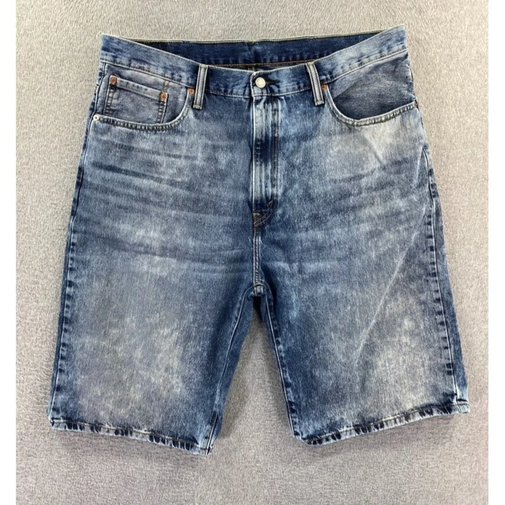 Levis 569 Denim Jeans Shorts Men 38 Cyber Y2k Chunky Casual Everyday Grunge Punk